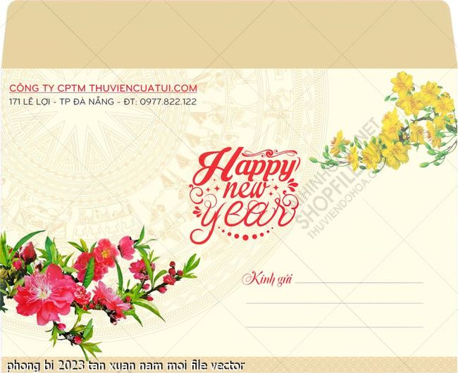 phong bi 2023 tan xuan nam moi file vector